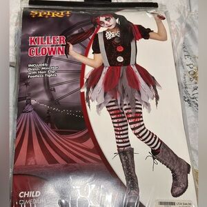 Clown costume. Kids Medium 8-10